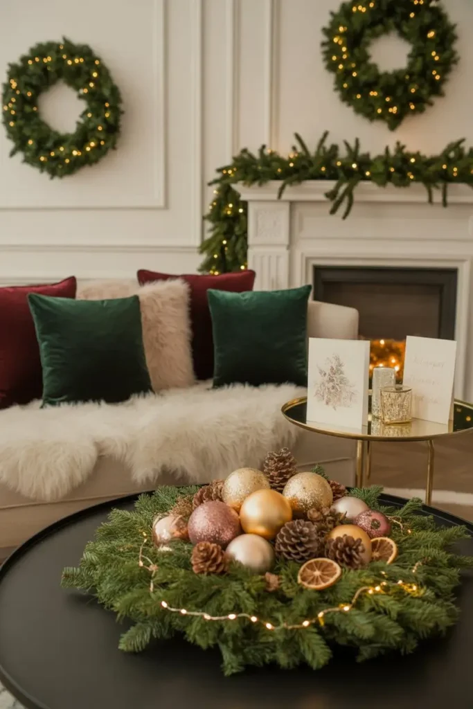 Last-Minute Christmas Decor Ideas for Living Room