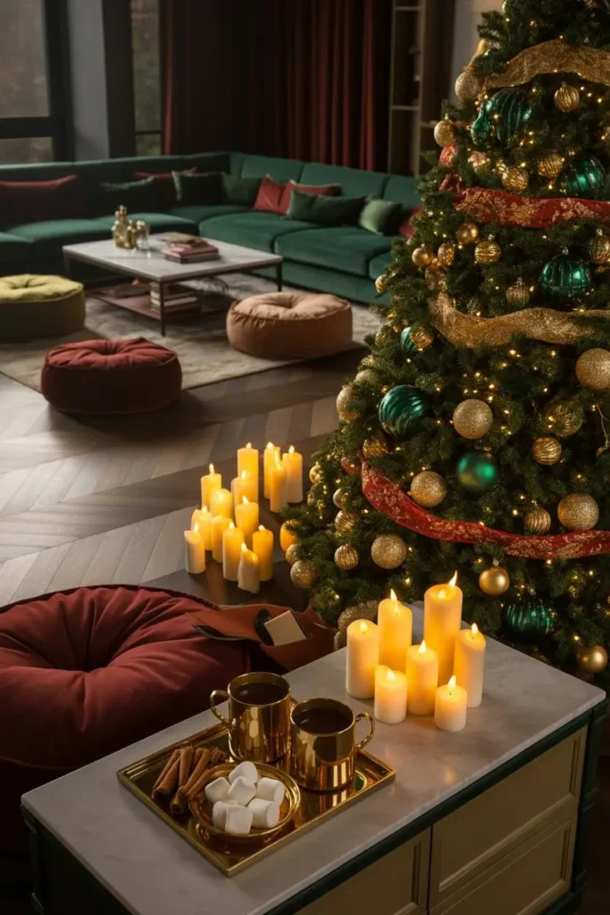Cozy Christmas Living Room Decor Ideas for Family Gatherings