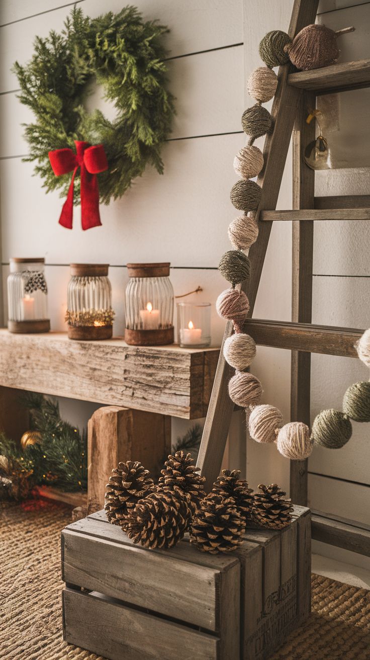 20 Easy Farmhouse Christmas Decor Ideas to Transform Your Home - Luxe ...