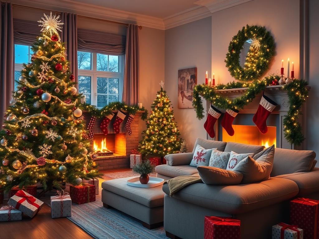 christmas decor ideas for living room