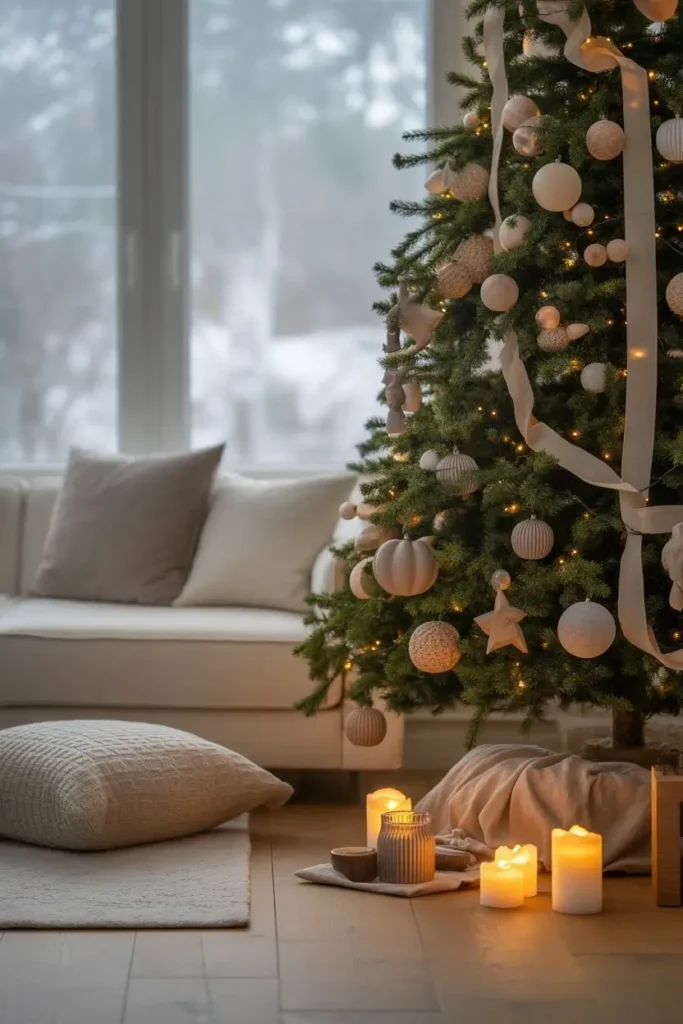 Scandinavian Chic: Embrace Hygge with a Cozy Christmas Tree Theme