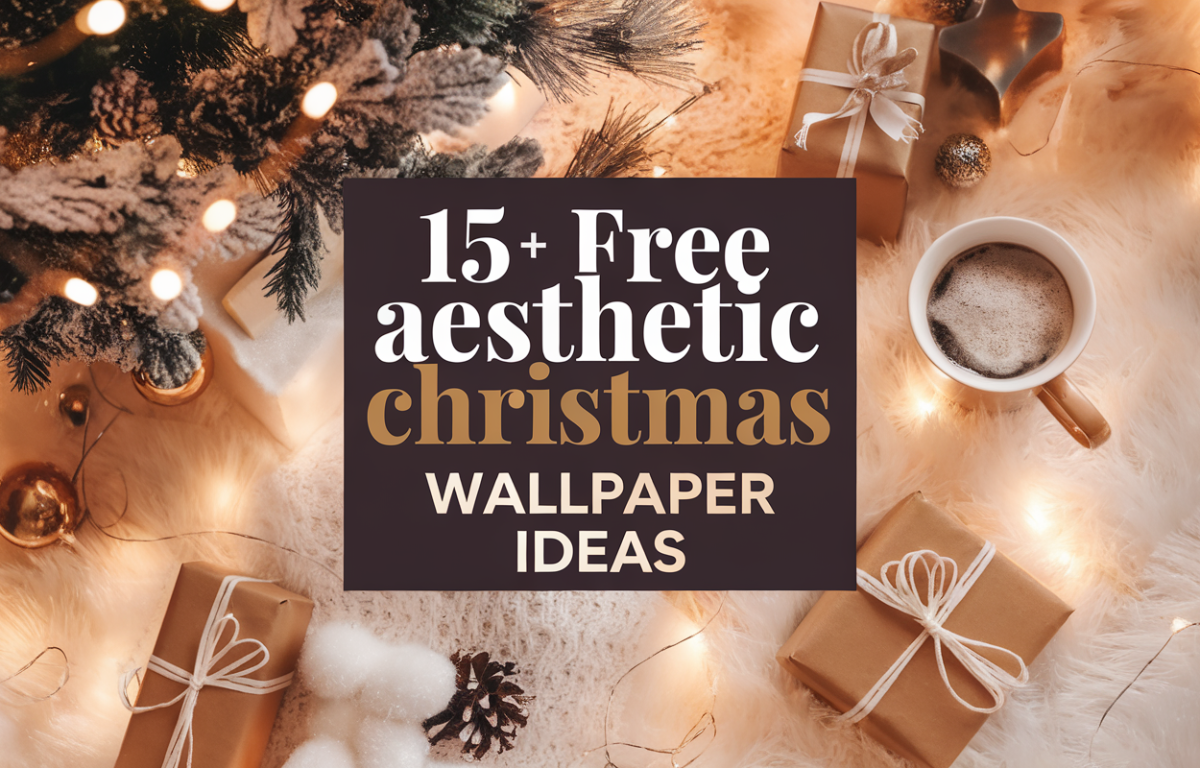 15+ Free Aesthetic Christmas Wallpaper Ideas