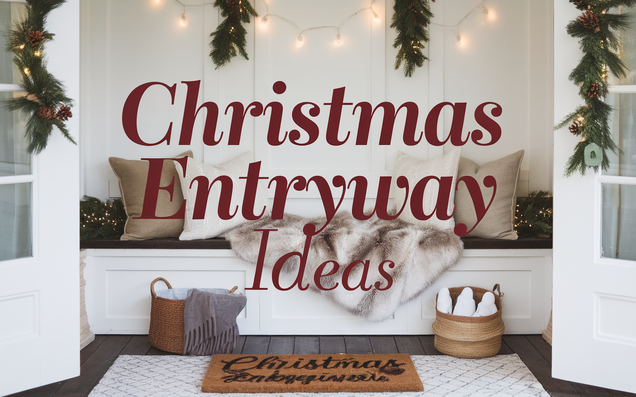 christmas entryway ideas