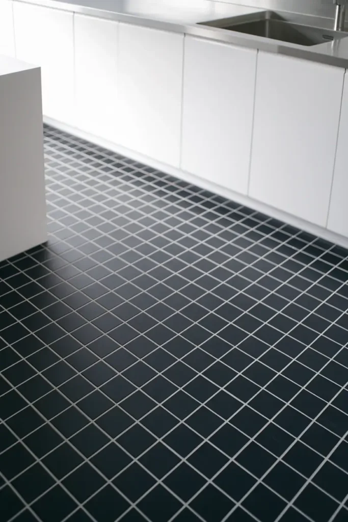 Black Tile Floors