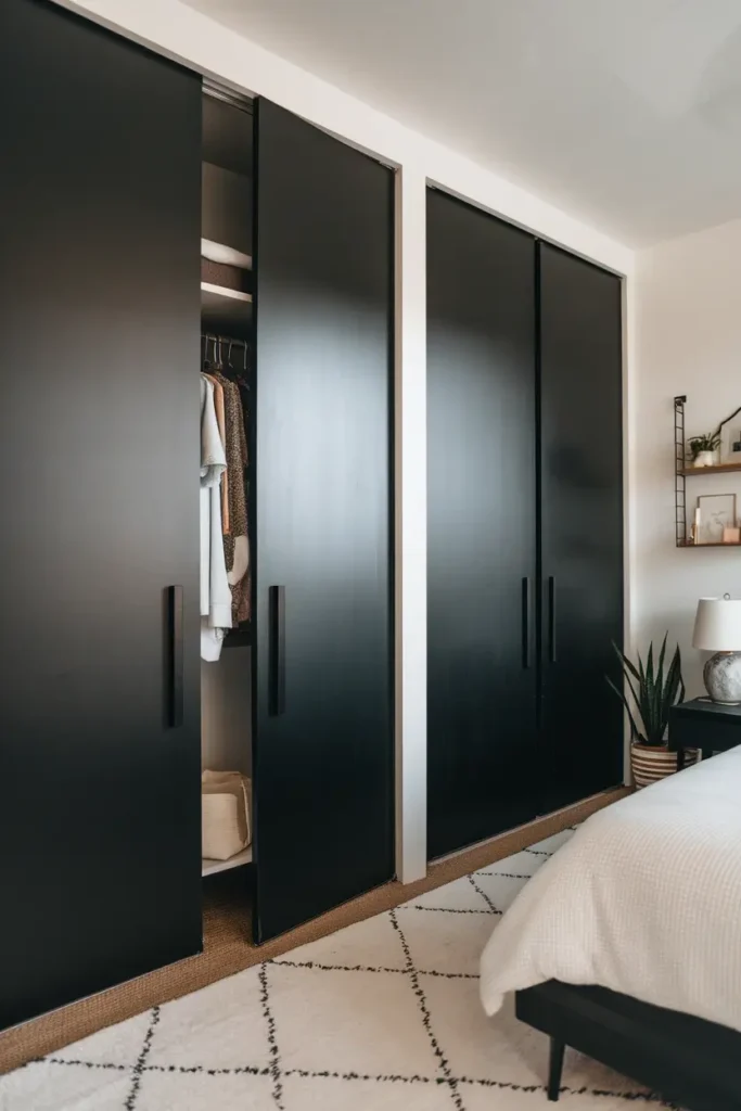 Black Closet Doors