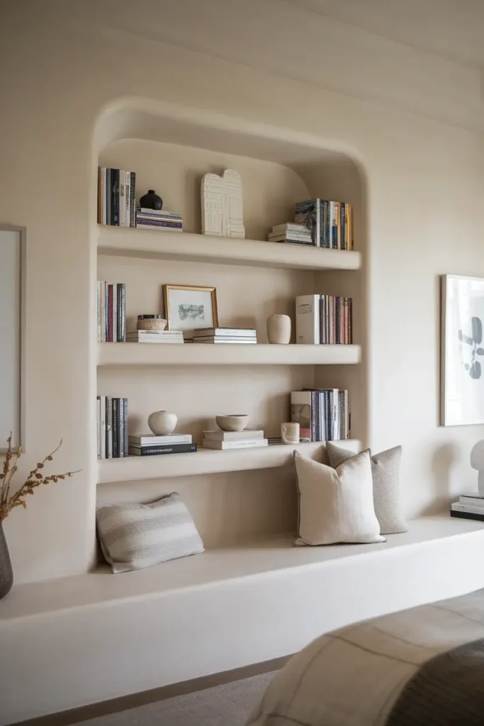 Try a Built-In Shelf Nook