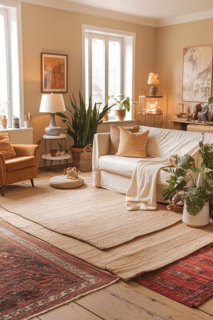 Use Rugs for Warmth
