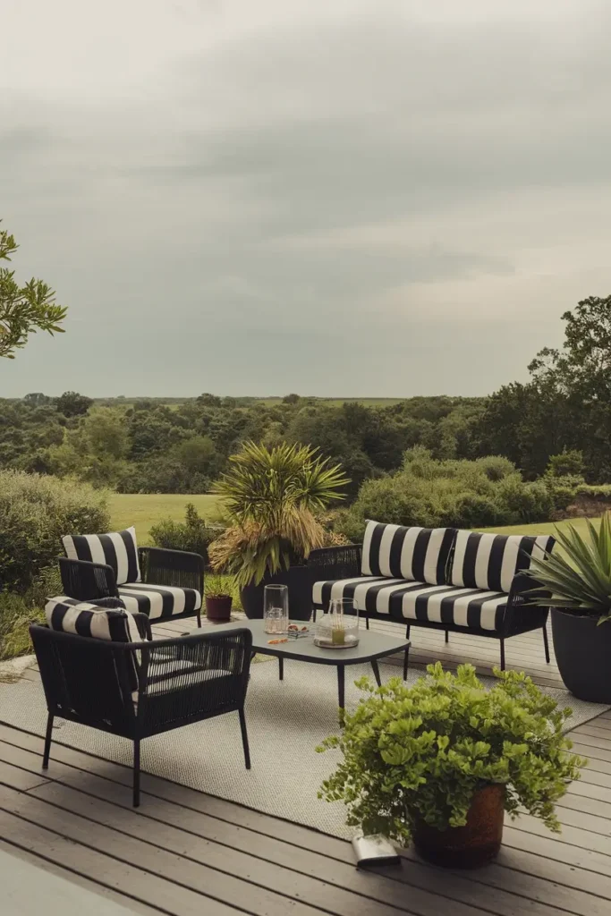 Use Black Outdoors With Style