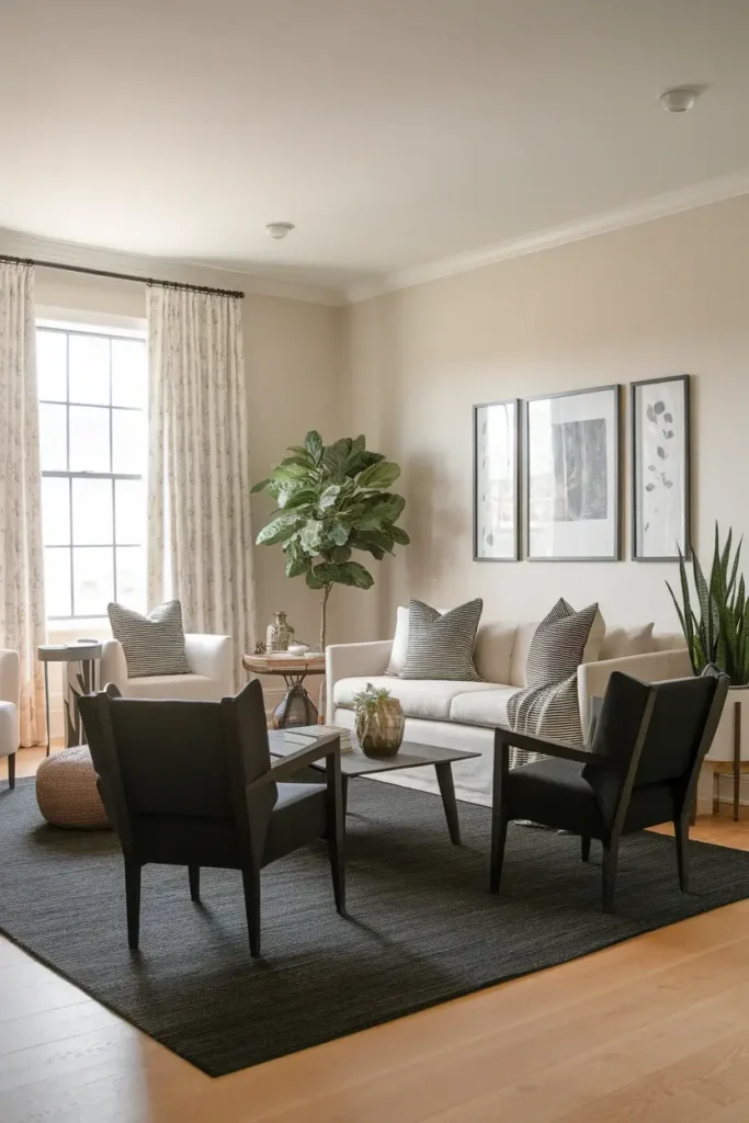 Try a Black Accent Wall