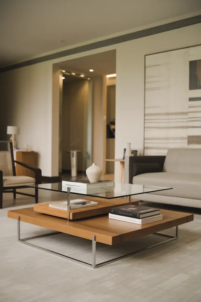 Try Multi-Level Coffee Tables