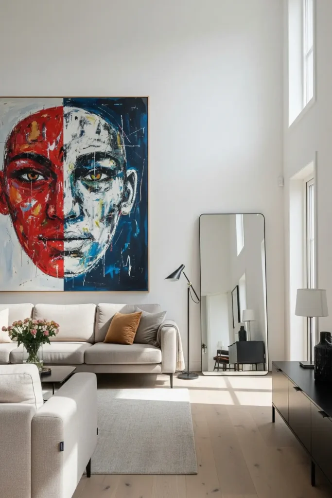 Use Big Art or Mirrors