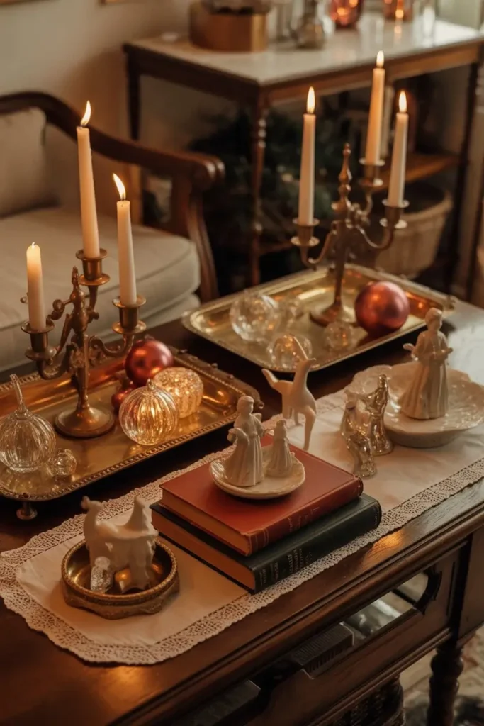 Vintage Christmas Coffee Table Inspiration