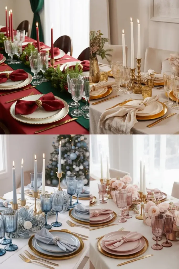 Pick Your Christmas Table Colors