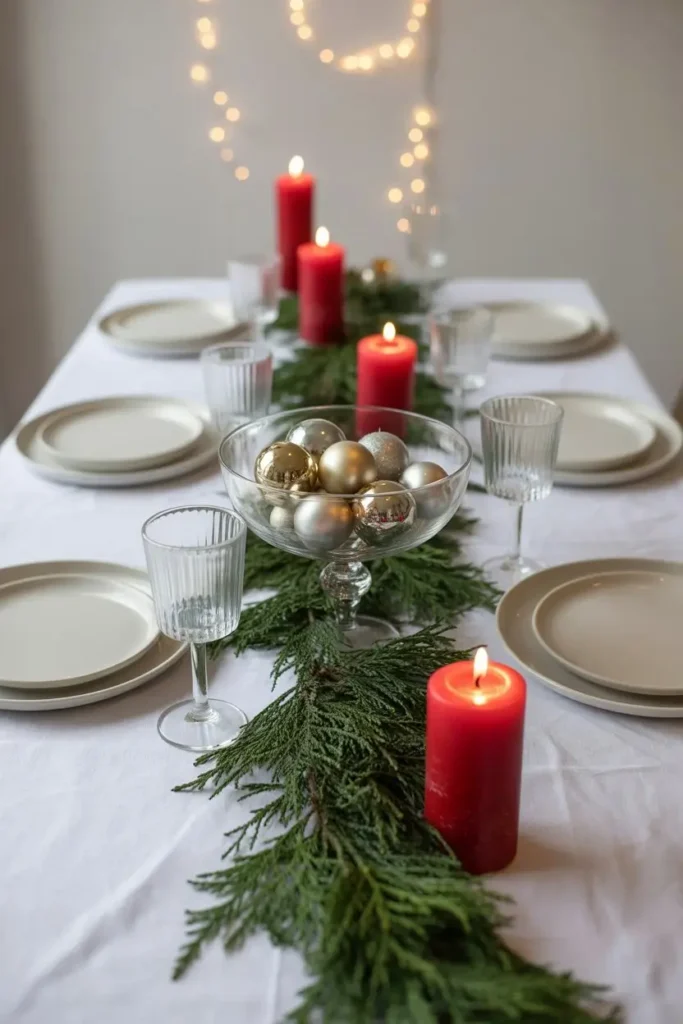 Christmas Dining Table Decor