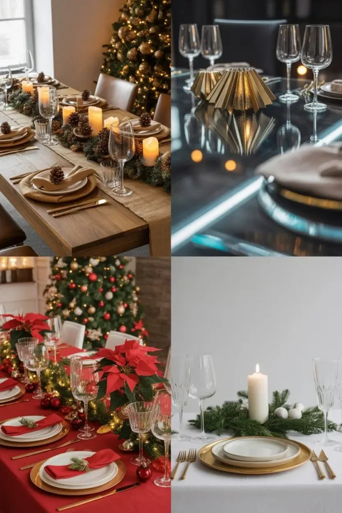 Christmas Dining Table Decor Images for Inspiration