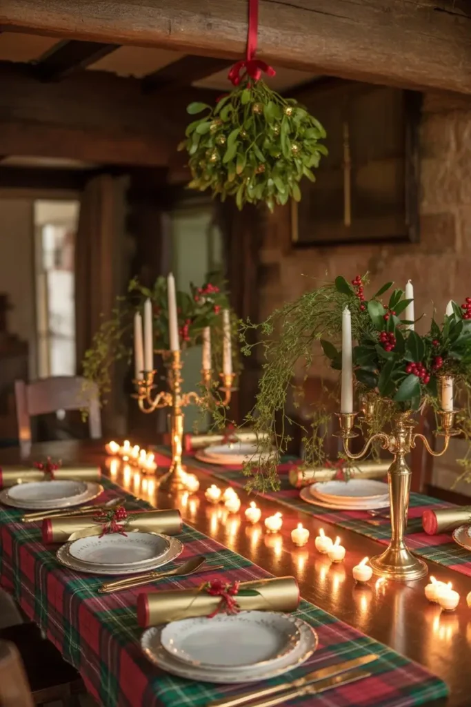 Christmas Dining Table Decor in the UK