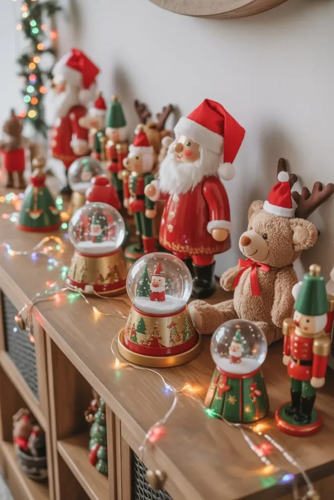 Christmas Entryway Table Decor