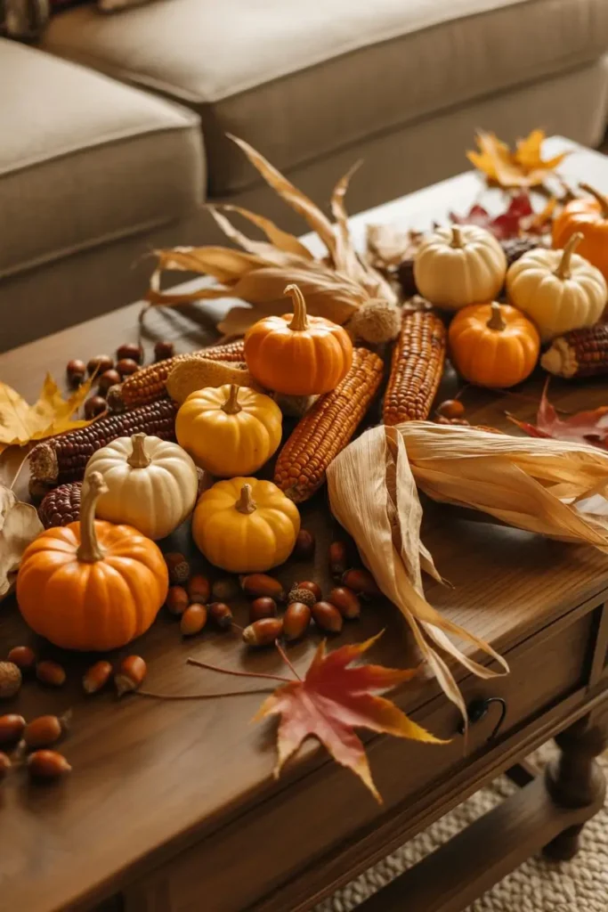 Fall Coffee Table Decor Ideas