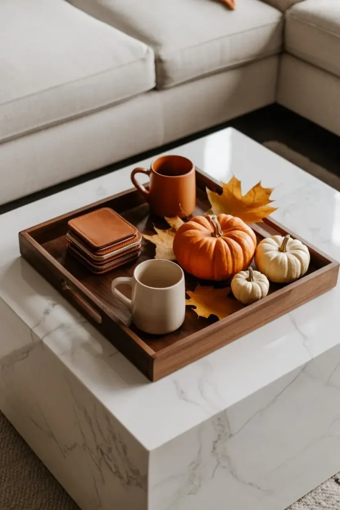 Fall Coffee Table Decor Ideas