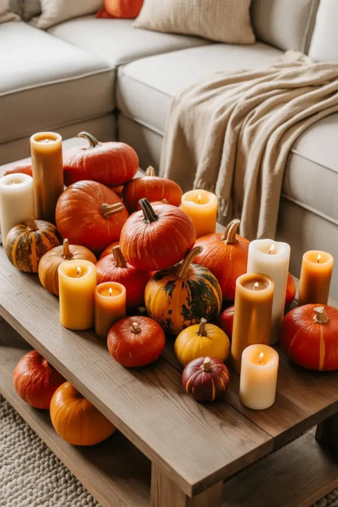 Fall Coffee Table Decor Ideas