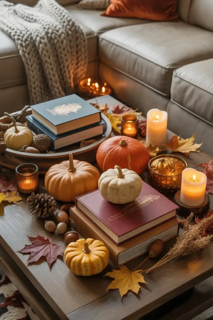 Fall Coffee Table Decor Ideas