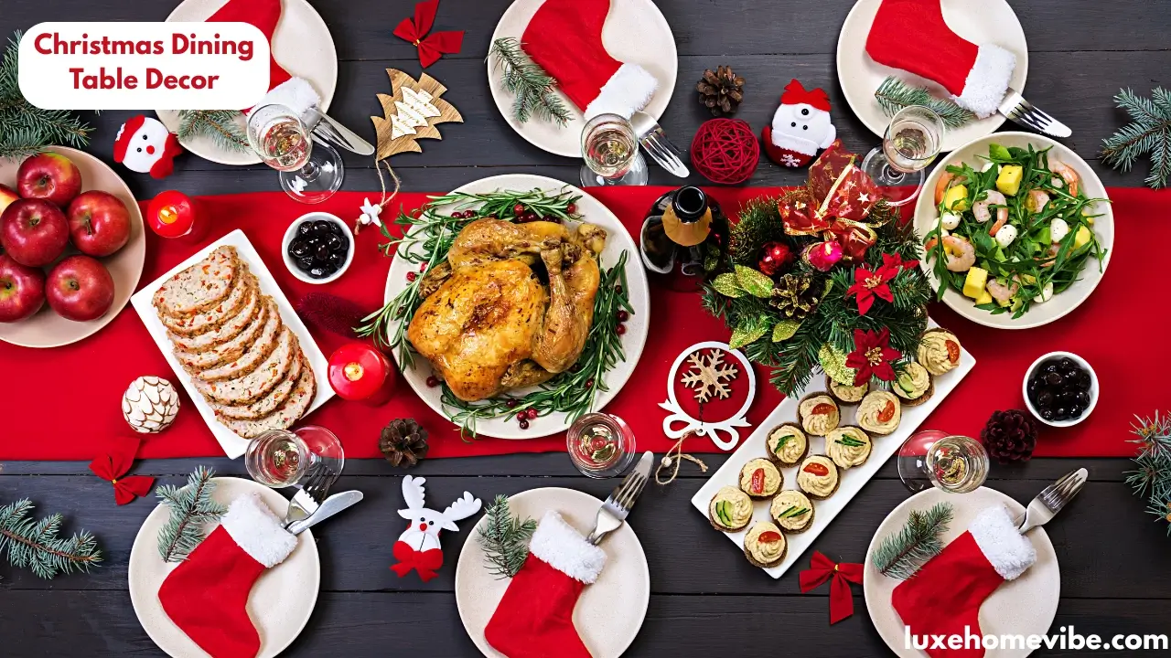 Christmas Dining Table Decor