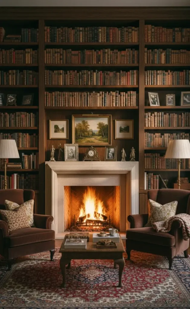 Home Library Decor Ideas