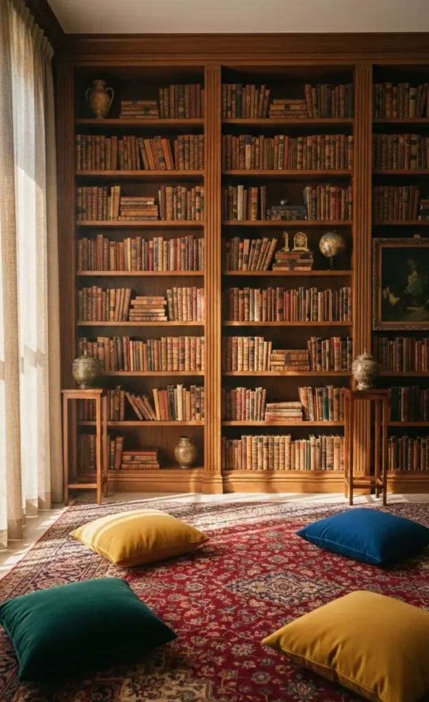 Home Library Decor Ideas 