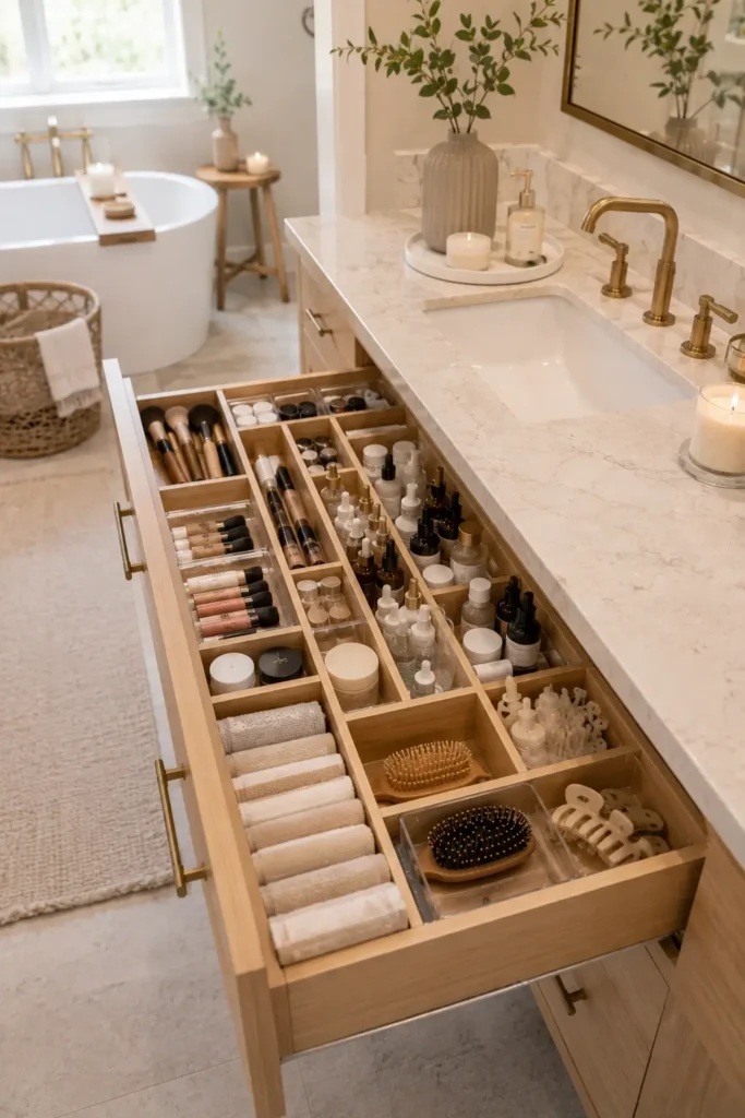 Bathroom Drawer Organization Ideas