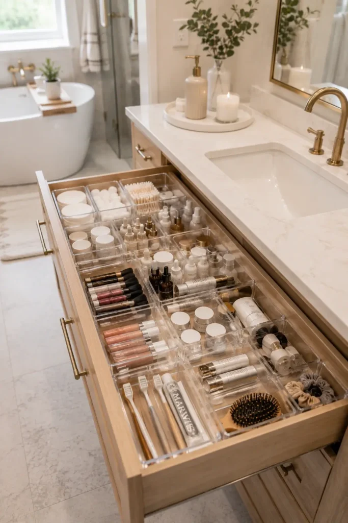 Bathroom Drawer Organization Ideas