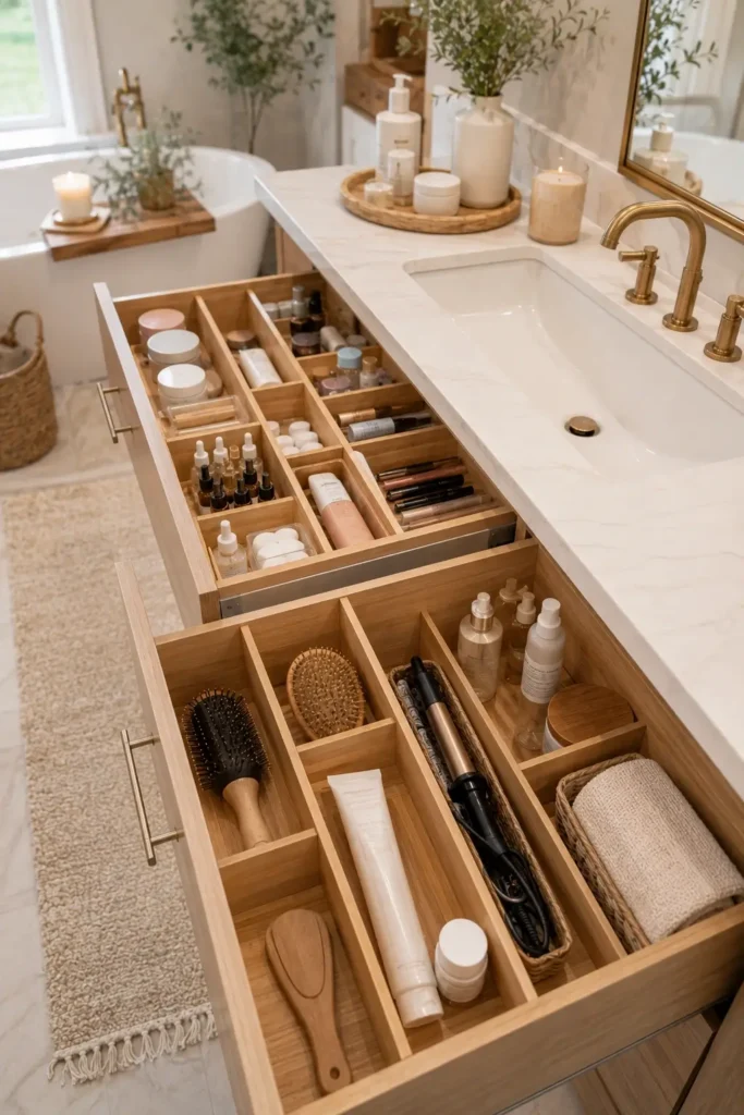 Bathroom Drawer Organization Ideas