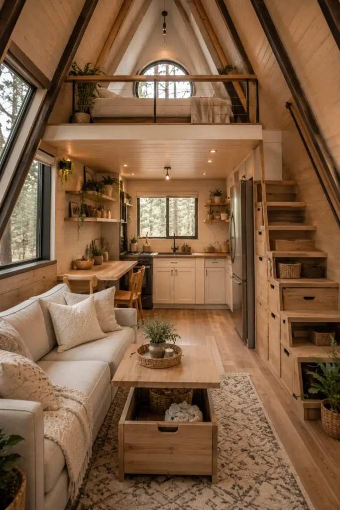 Small A Frame Home Decorating Ideas to Maximize Space