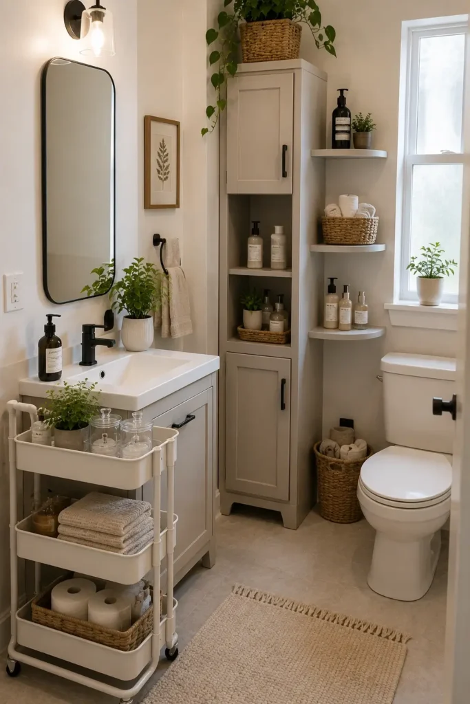Choose Slim Storage for Tiny Bathrooms