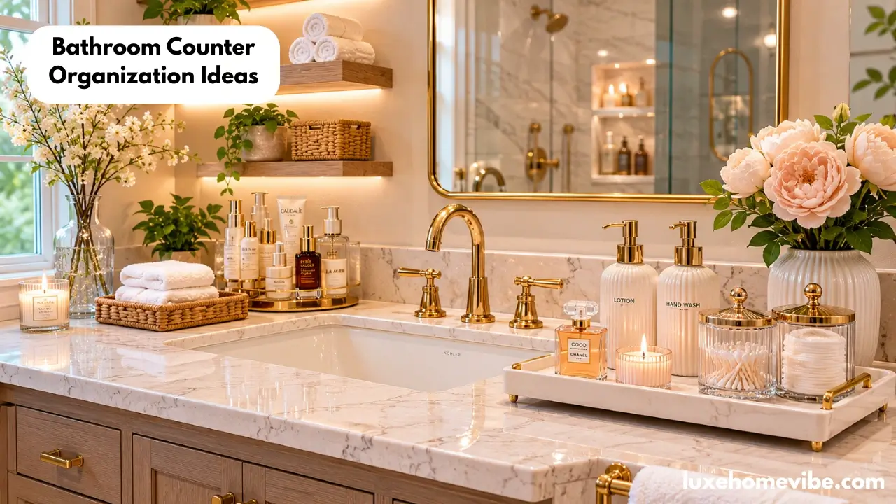 Bathroom Counter Organization Ideas