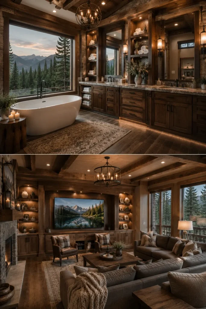 Luxury Log Cabin Renovation Ideas