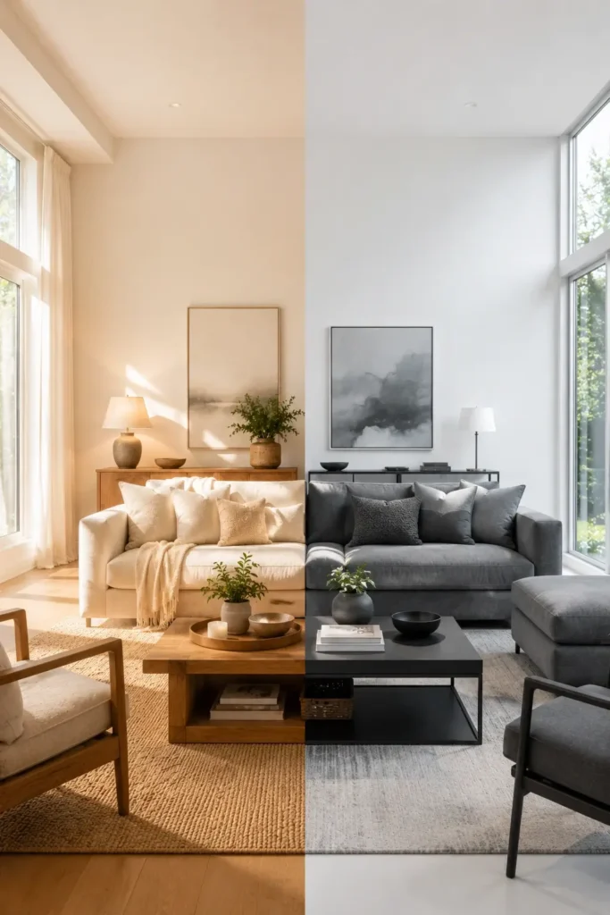 Warm White vs Cool White Paint Colors