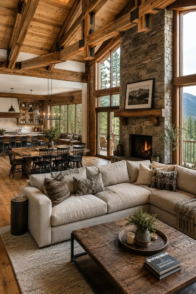 Connect the Kitchen, Dining, and Living Areas