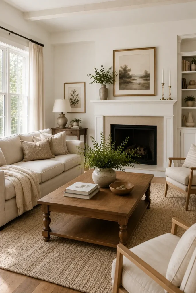 Alabaster in Cozy Living Rooms