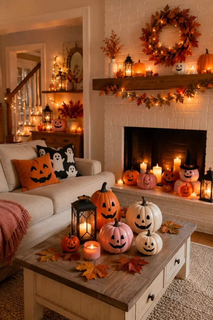 Smiling Pumpkin Decor