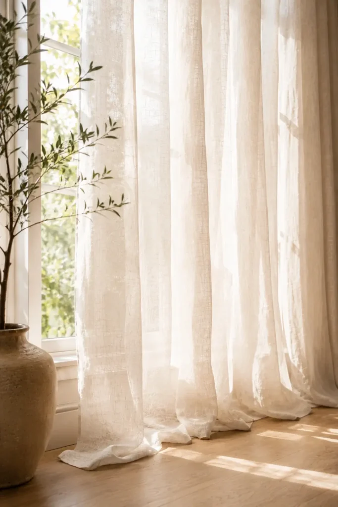 Hang Sheer Curtains