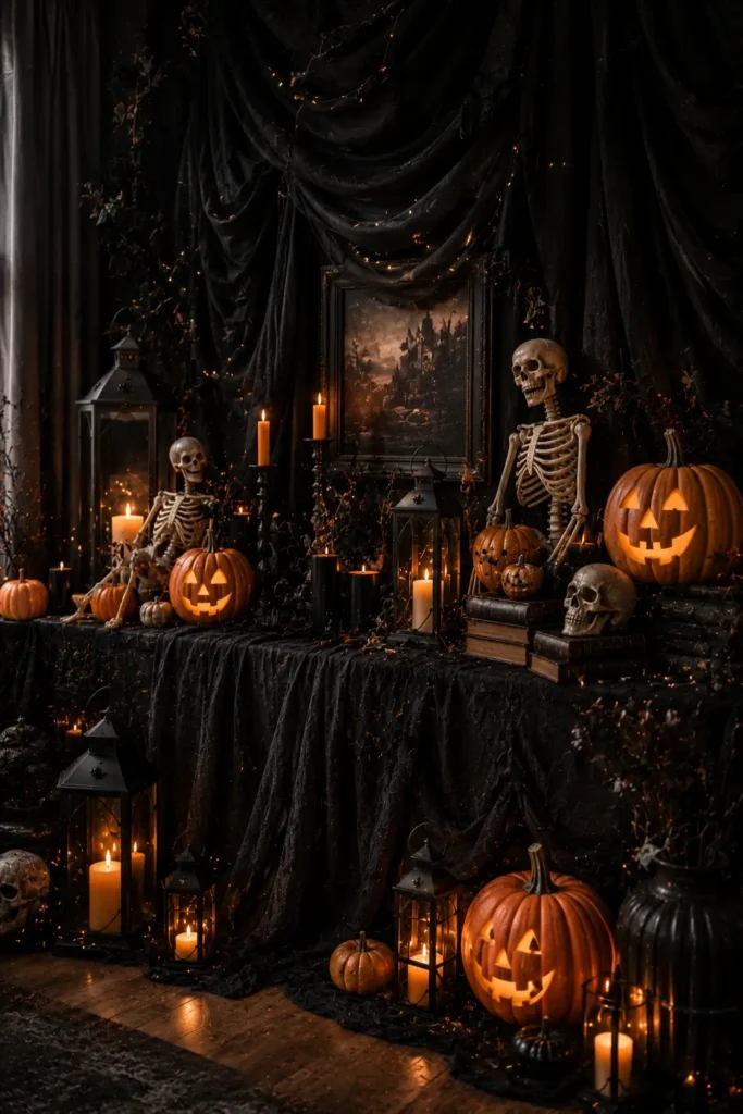 Use Black Fabric to Create Dark Backdrops