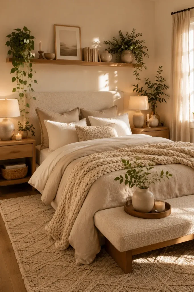 Layer Soft Throw Pillows and Blankets