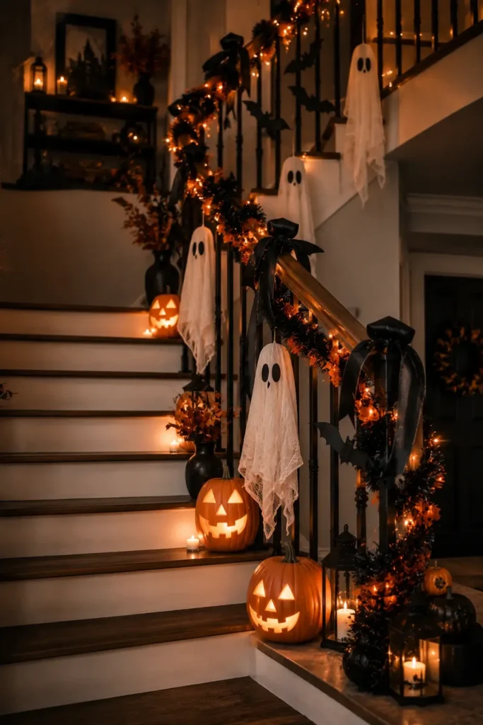 Halloween Staircase Decorations
