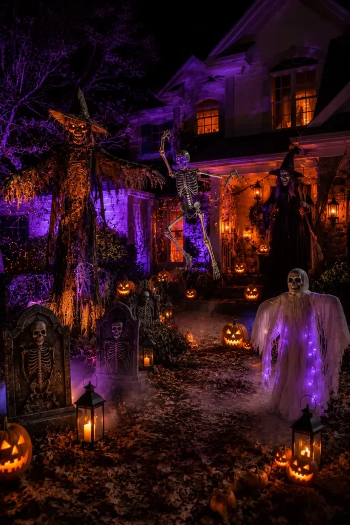 Add Motion-Activated Halloween Decorations