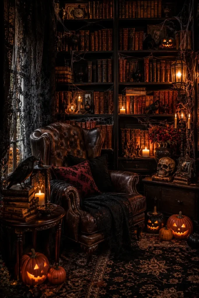 Design a Haunted Library Reading Corner