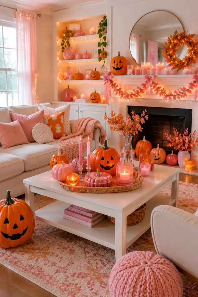 Pink and Orange Halloween Themes