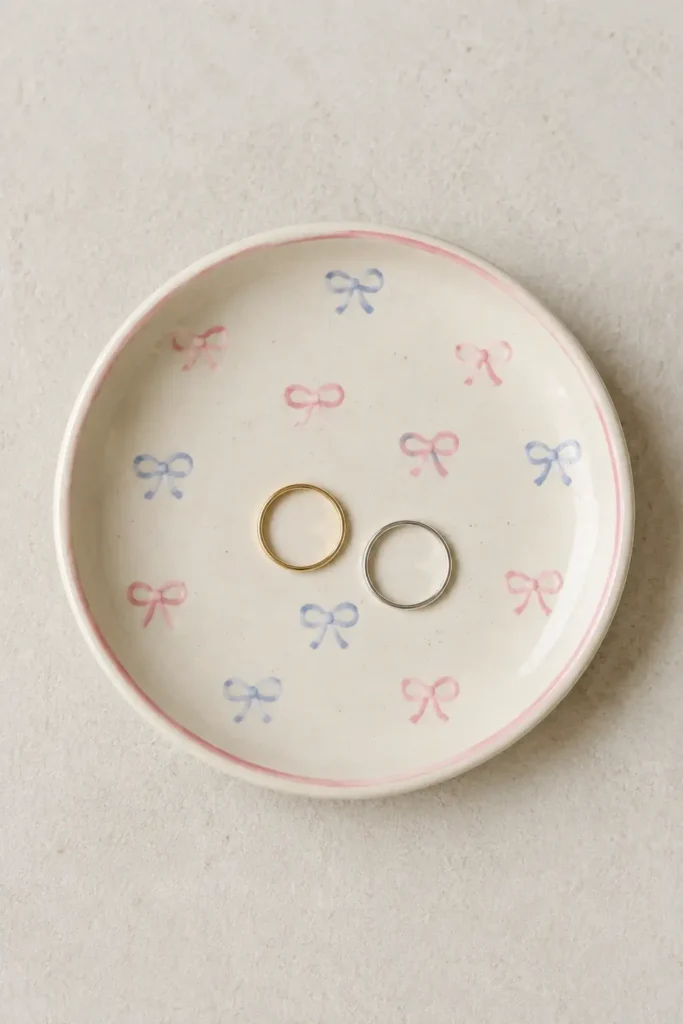 Tiny Bow Trinket Dish