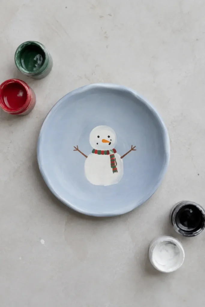 Snowman Trinket Dish